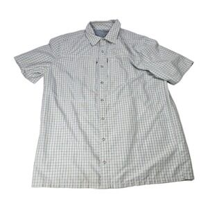 5.11 Tactical Shirt Mens Medium Snap‎ Button Short Sleeve Performance Outdoors